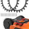 RSWL-02 For Worx Landroid L WR155E/WR153E Lawn Mower 2 Spikes + 14 Self-Tapping Screws