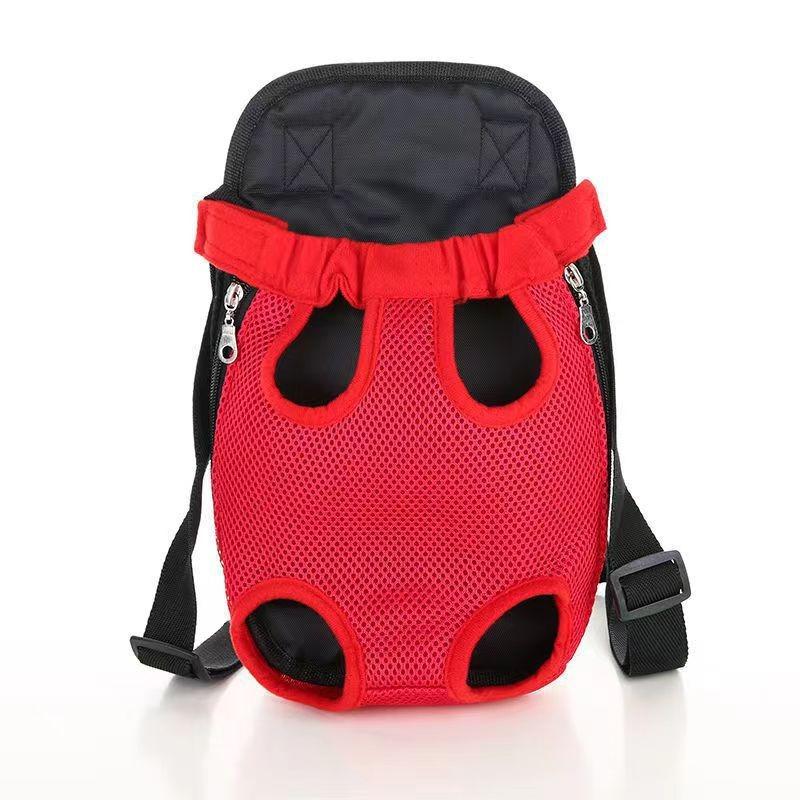 Pet Dog Carrier Backpack for Small Dogs Breathable Portable Dog Bag Adjustable Dog Front Carrier for Hiking Camping Traveling