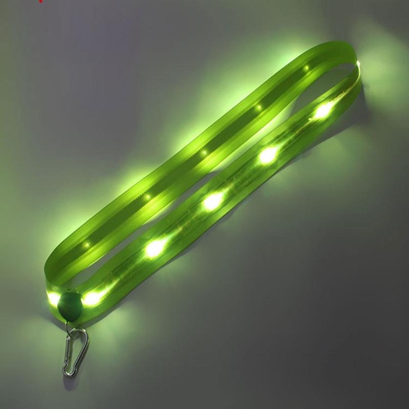 Adjustable Illuminating Shoulder Bands for Outdoor Activity USB Power Safety Lighting with 10Hours Runtimes Wide Paddings