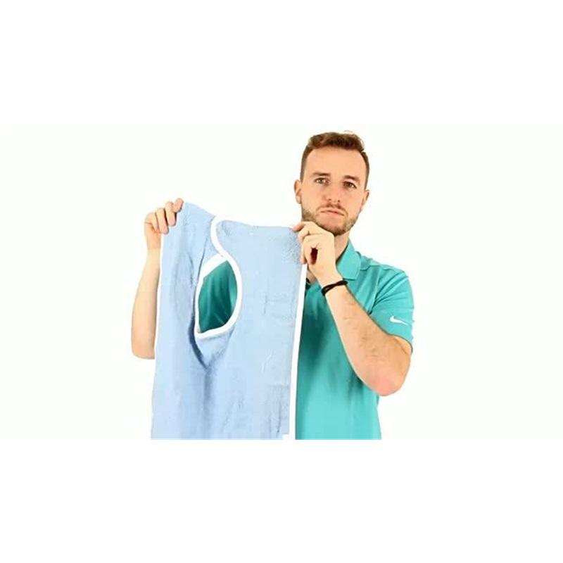 Erwachsenen-Lätzchen zum Essen, Fleckenabweisend, mit angebrachtem Klettverschluss, Hergestellt aus strapazierfähigem Polyester