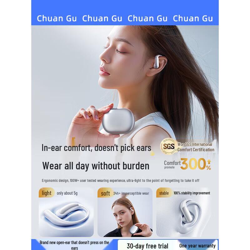 ChuanGu M127 HIFI Wireless Sport Earbuds with Ear-Hook Design