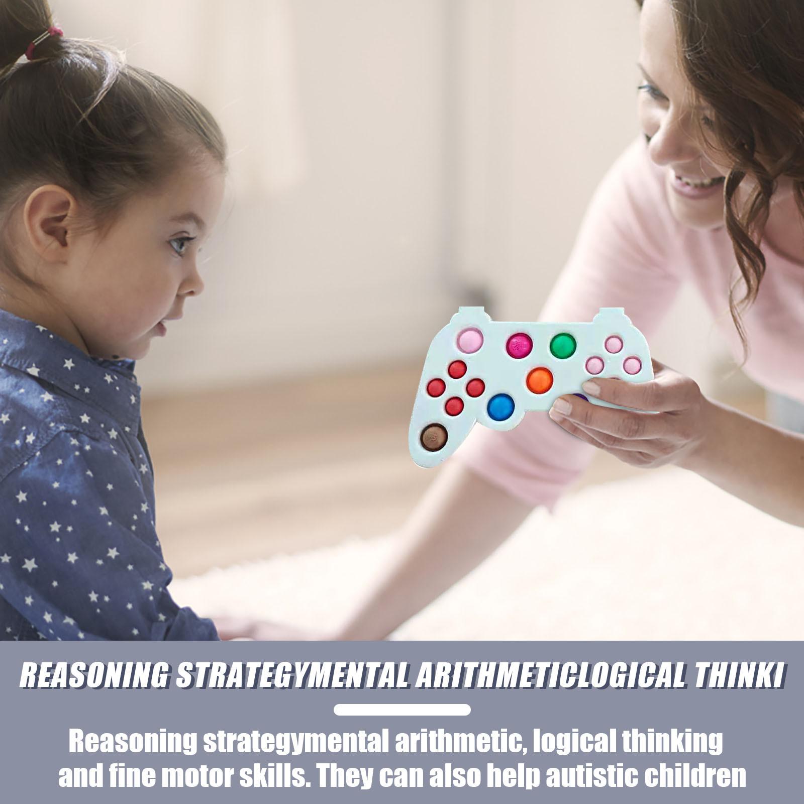 

Игрушка сенсорная It Popper Силиконовые игрушки для снятия стресса для тревожности, образовательной One size белый