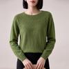 Women's Autumn Cable Knit Round Neck Pullover Sweater