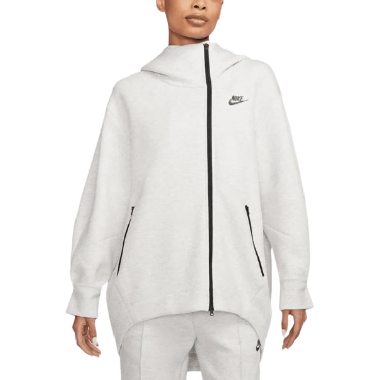 New Nike Jackets Women's Light Gray FB8244-013