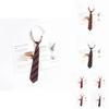 Silk Kids Tie With Striped Pattern For Graduation And School Events
