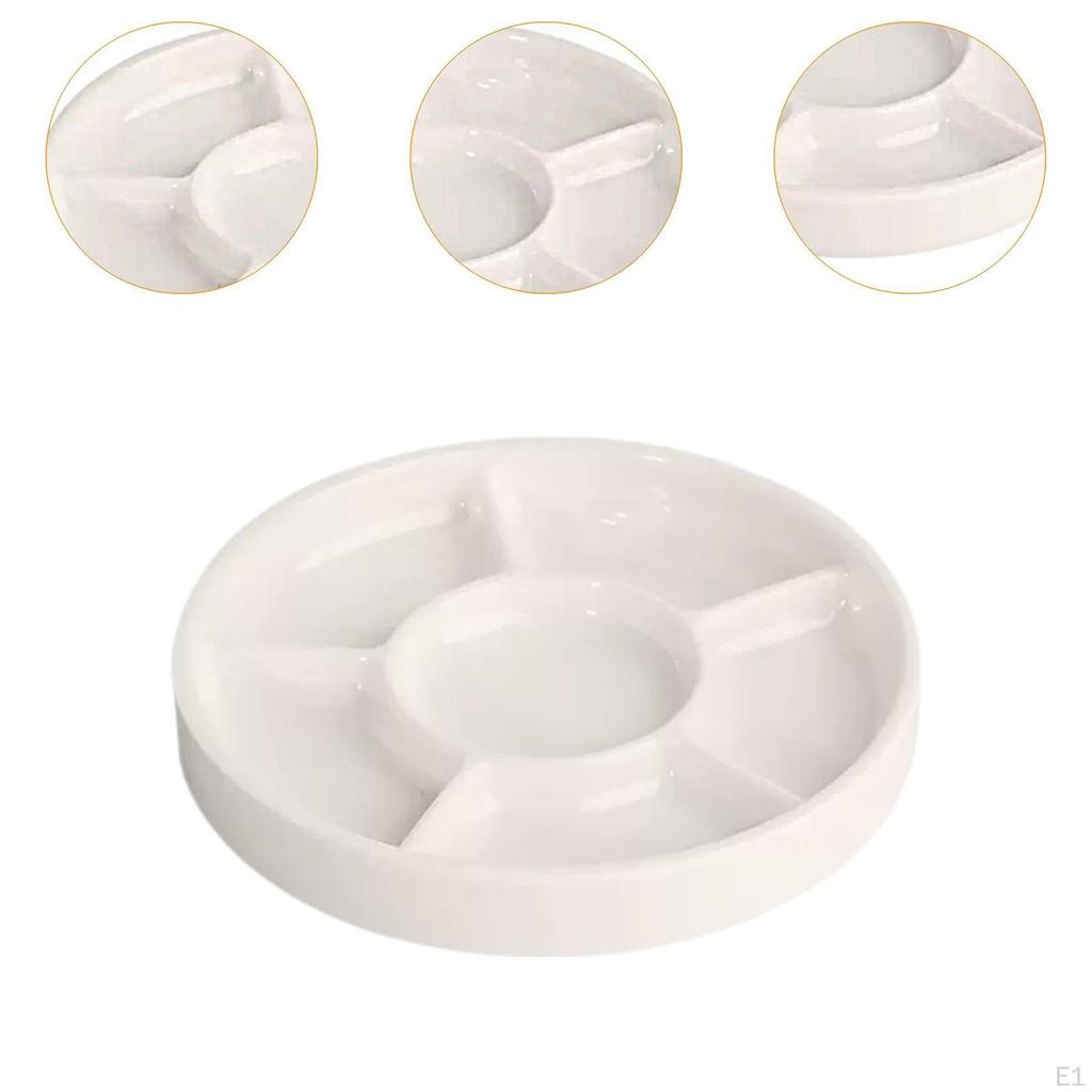 6 Compartment Watercolor Mixing Palette for Creative Projects