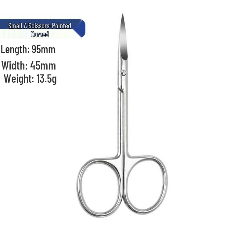 Stainless Steel Ophthalmology & Cosmetic Scissors: Thread, Bandage, Eyelid Patch, Non-Stitch Removal, Gauze