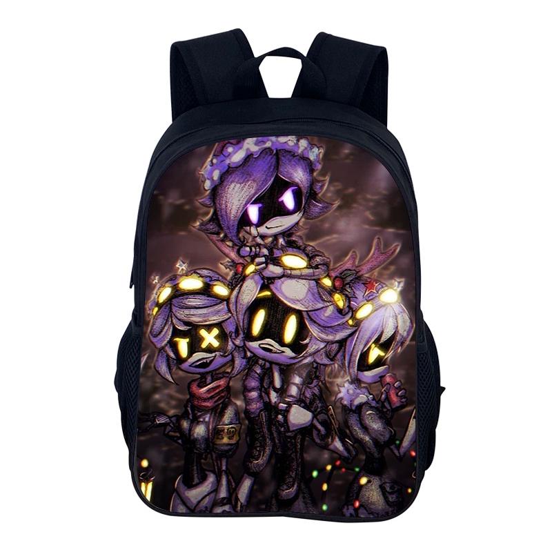Cartoon Backpack Murder Drones School Bag 40cm/15.7inch Backpack Lightening Zipper Backpack Book Bags for Boys Girls Best Gift