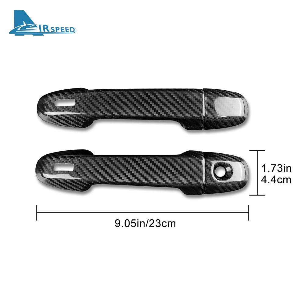 Real Hard Carbon Fiber Cover For Subaru BRZ Toyota 86 2013-2025 2025 2025 2025 Door Handle Sticker Protector Handle Decor Trim