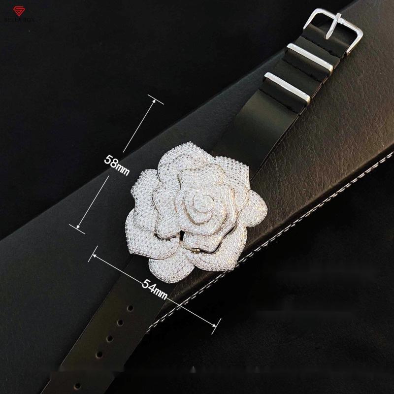 

BELLA BOX Heavy Industry Camellia Choker Wristband Otter Collar Trim Подвеска Подходит Для Женщин Свадебные Вечеринки Модные Украшения 15mm* 22cm чёрный