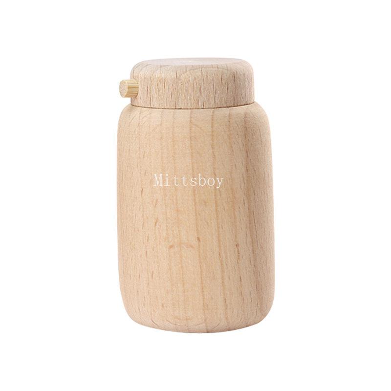 1Pcs Montessori Kitchen Toys Wooden Kitchen Play House Simulation Play House Condiment Bottles Educational Toy for Children Gift