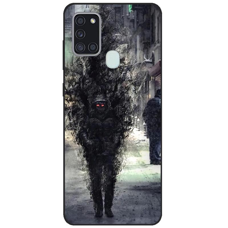 For Samsung A21s SM-A217F/DSN Back Cover tpu Soft Silicone Phone Case For Samsung Galaxy A21s Case Mobile Phone black coque new