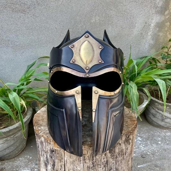 Medieval Steel Viking Helmet LARP Warrior Reenactment