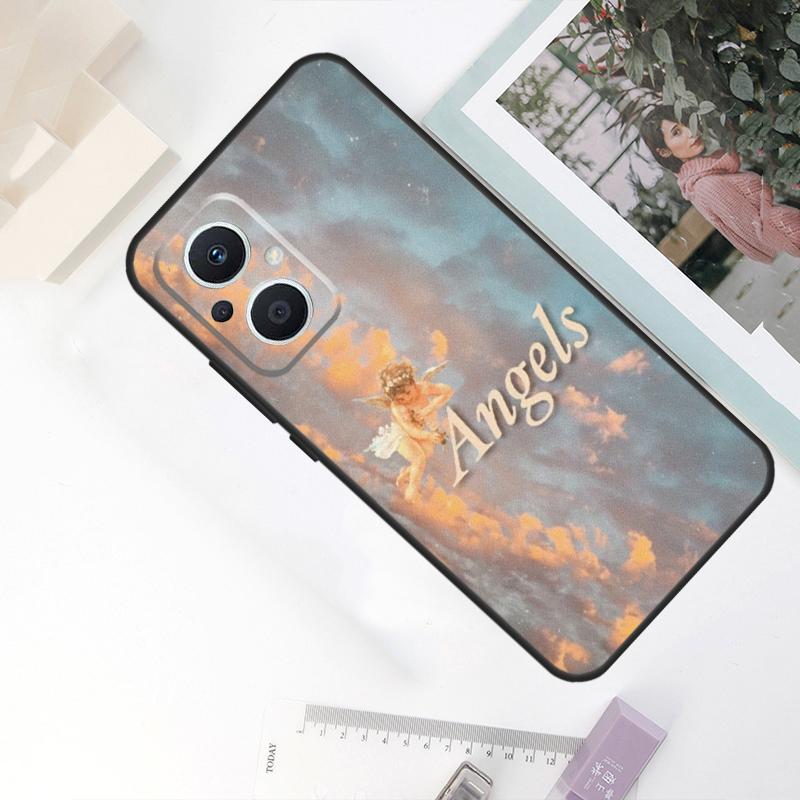 Renaissance Angels Case For OPPO Reno 8 7 6 5 4 Lite 10 Pro 11F 4Z 5Z 8T OPPO Find X2 X3 X5 Lite X6 Pro Cover
