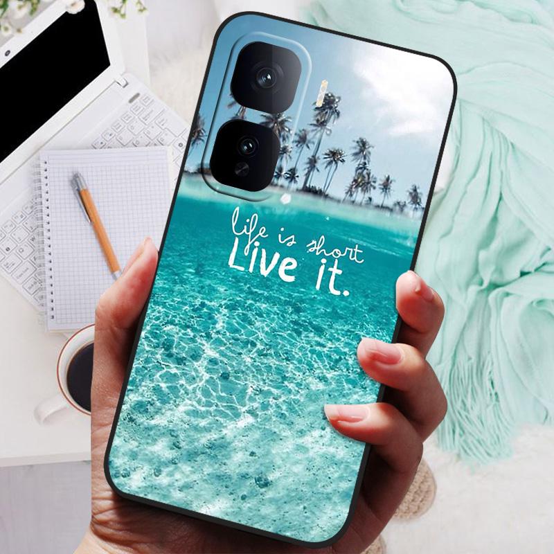 For VIVO IQOO Neo 10 Pro Case Black Cover Flowers Silicone Soft Back Cases For vivo iQOO Neo 10 Neo10 5G Phone Case 10Pro Bumper