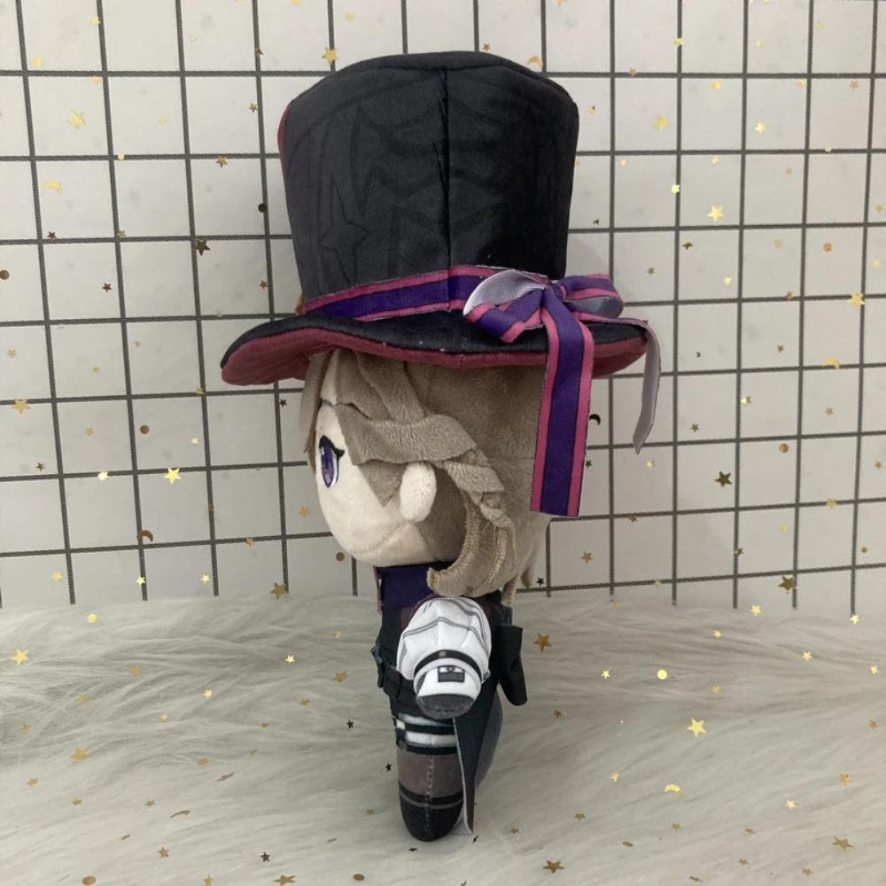 20cm Anime Genshin Impact Lyney Cosplay Plüschpuppe Spielzeug Charakter Niedlich Weiches Kuschelkissen Weihnachts-Halloween-Geschenk