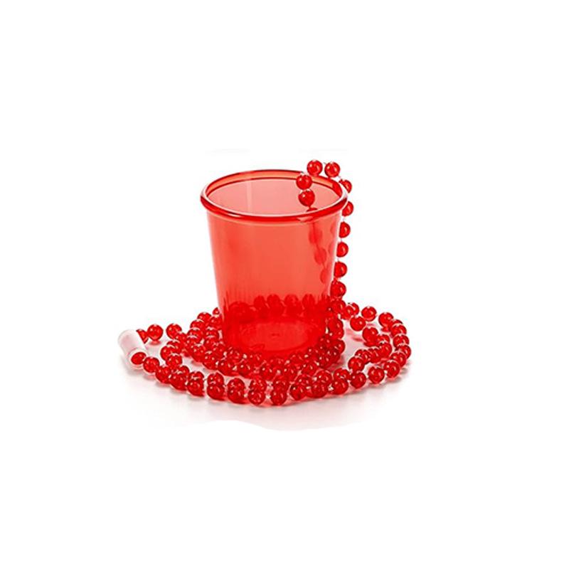 Halloween Dance Party Bead Necklace Shot Glass