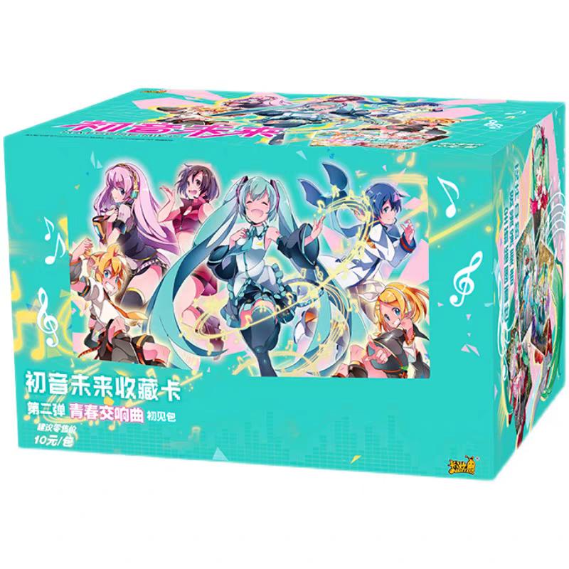 Hatsune Miku Card Symphony of Youth First Sight Bag Birthday Music Anime Collectible Cards Toy Gifts