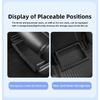 For Tesla Model X Under Seat Storage Box Car Interior Accessories Drawer Type Storage Organizer Lower Box Case 2023-2025