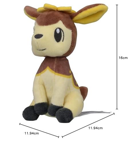 Pokémon Center Original 585 Plush Toy Pokémon fit Shikijika (Winter Form) 16 x 12 x 12 cm (H x W x D)