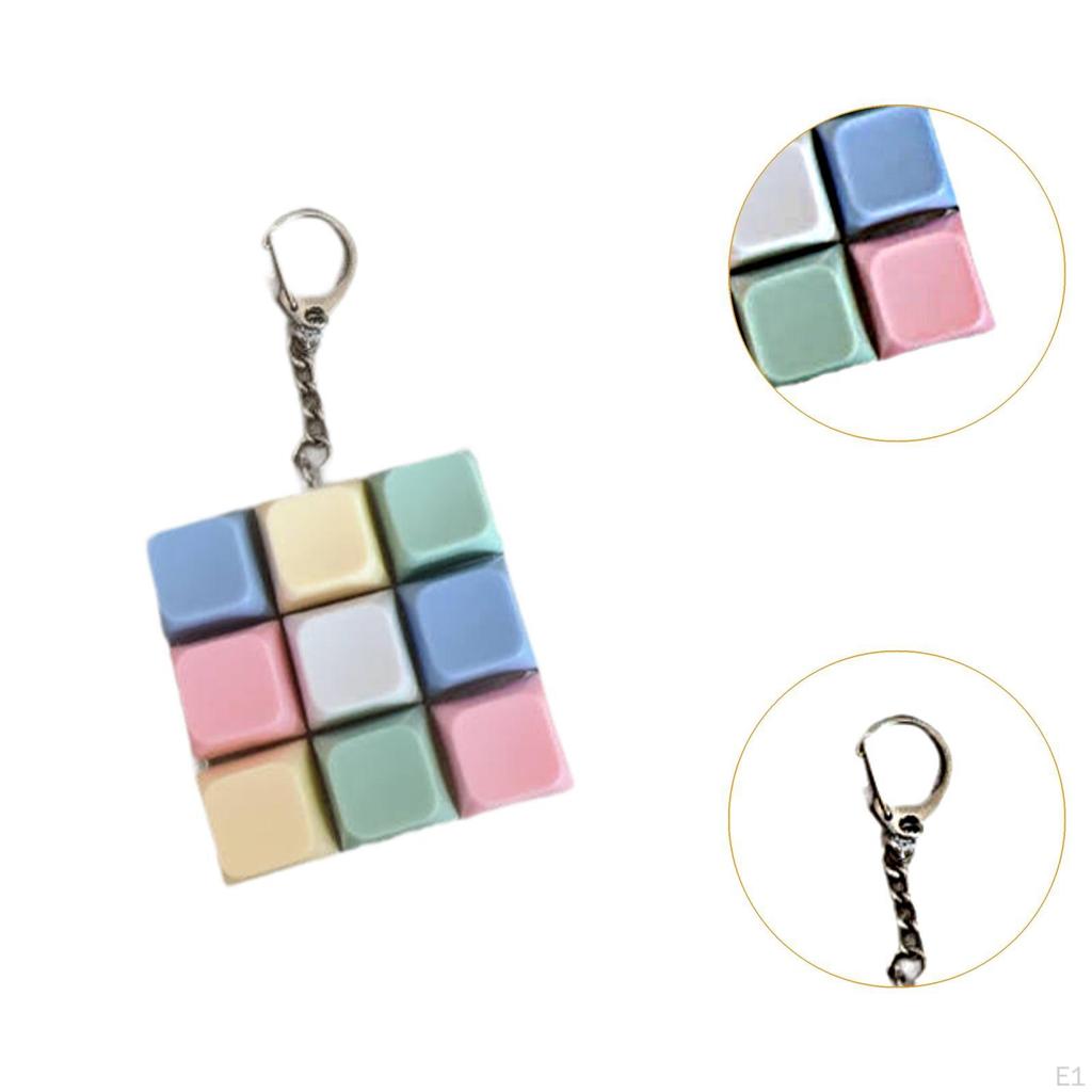 Keyboard Keychain Relaxing Toy Lightweight Sensory Creative Keyboards Button Fidget
