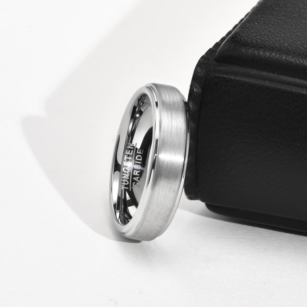 Tungsten Steel Ring Black Tungsten Steel 5mm Black Gold Graduation Season Ring