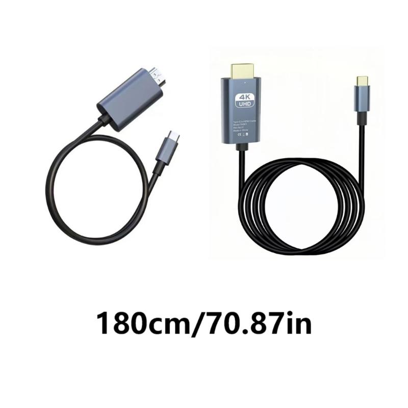 Quality USB C HDTV Adapter Supports 4K30Hz Resolution Compatible for Phones Computers Game Consoles Enhances Viewing