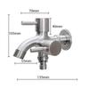 Multifunctional Washing Machine Faucet 1 Inlet 2 Outlets Double Water Faucet Bidet Faucet Bathroom Sink Fitting