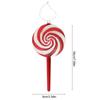 Christmas Lollipop Candy Cane Pendant Big Xmas Tree Hanging Ball Ornaments 2024 Christmas Decoration For Home 2025 New Year Gift