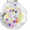 Luminous Color Changing Cute Cartoon Cat Paw Nail Art Decorations Semi-Transparent Nail Decorations Cream Glue Phone Case DIY