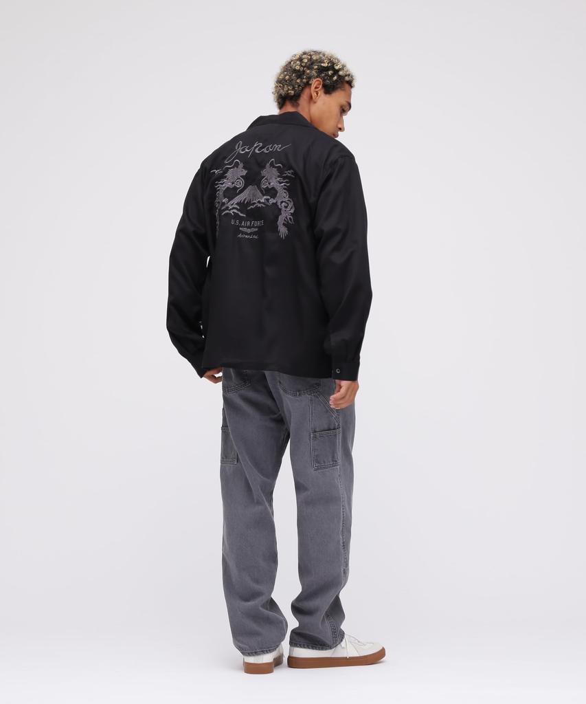 Avirex Double Dragon Souvenir Shirt XL 010 Black (Web Exclusive) Men's 783-5120010