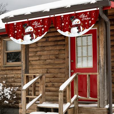 Weihnachten Outdoor Fan-förmige Flagge Banner Weihnachtsdekoration für Zuhause Cristmas Drop Ornament Weihnachten Navidad Geschenk Neujahr 2023