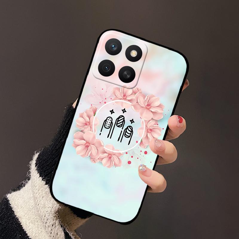 

For Honor X8b Case HonorX8c X8a Cute Silicone Soft Phone Coque Shell For Honor X8c Fashion Color Painted Shockproof Bumper Cover For Honor X8a