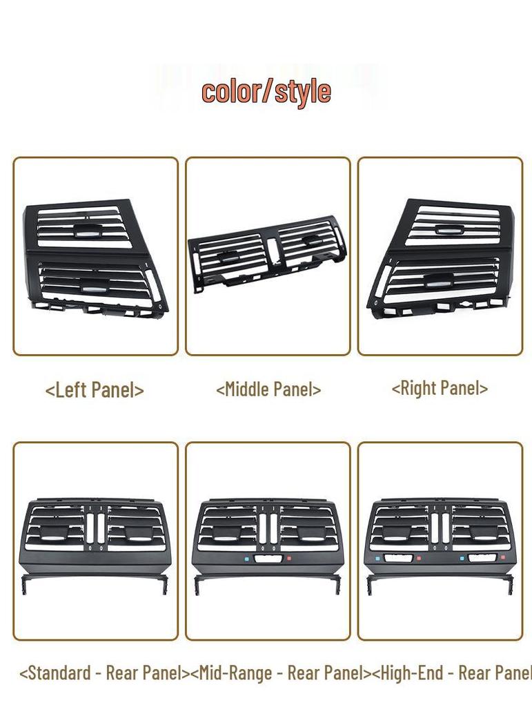 BMW X5 X6 E70 E71 Air Vent Panel Grille for Front and Rear Rows