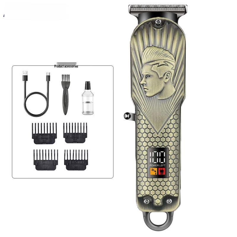 LISM LCD Display Hair Clipper and Engraving Trimmer