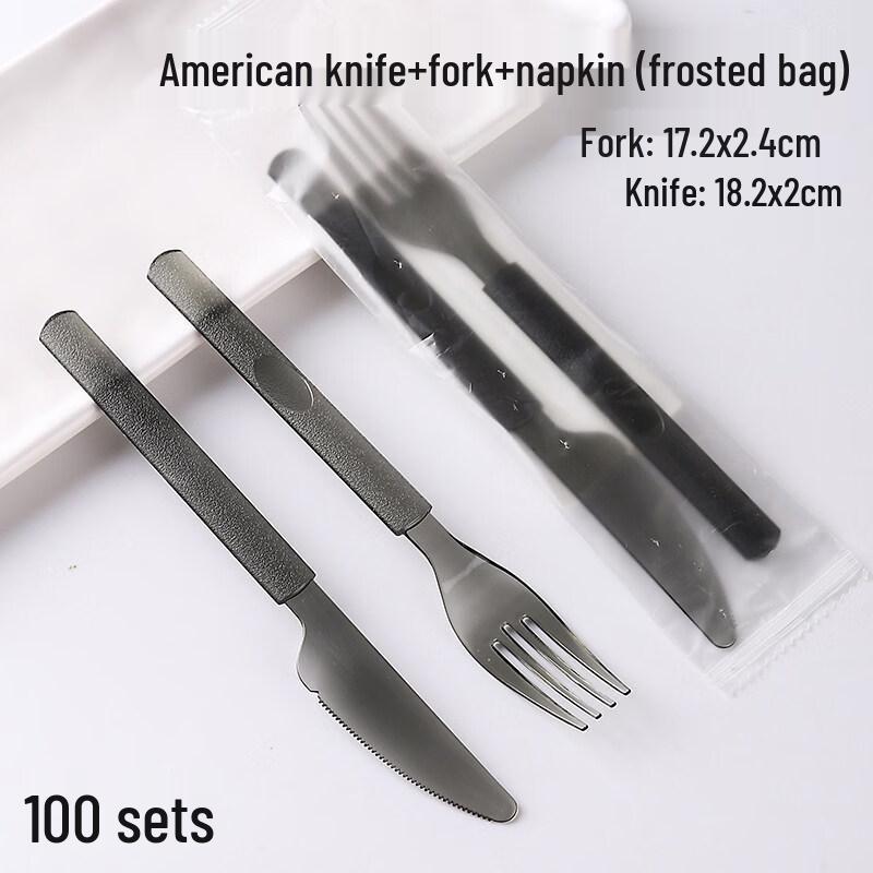 Disposable Plastic Spoon & Fork Set