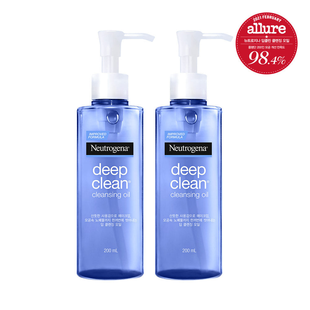 Neutrogena Deep Clean Cleansing Oil 200ml+200ml (1+1 / 2 Ea)