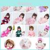 Vivid 42cm Newborn Reborn Baby Doll With Realistic Features And Soft Silicone Body