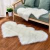 Home Long Velvet Carpet Simple Heart-shaped Carpet Bedroom and Living Room Decoration Anti Slip Soft Non Shedding Non Deforming