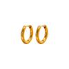 European and American Fashion Stainless Steel Stud Earrings Set, Geometric Round Stainless Steel Earrings and Earrings.