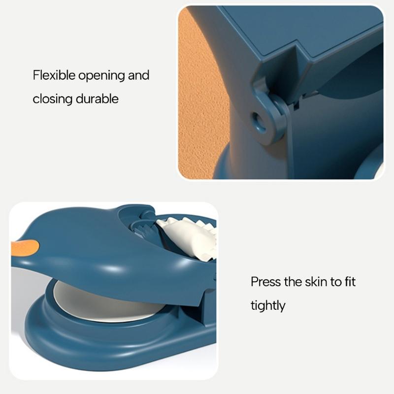 Portable Manual Dumpling Press Molds 2 In 1 Dumpling Maker Ravioli Maker Press Dumpling Making Tool for Dumpling Wrapper