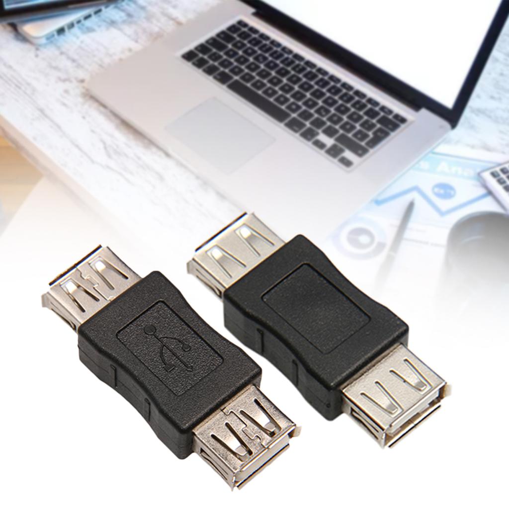 Standard USB 2.0 Typ A hona till hona förlängningskoppling Adapter Converter