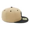 New Era 59FIFTY Cap MLB New York Yankees NY Camel Beige 8 ONSPOTZ Exclusive and Gokyu Fifty 5950 Straight Flat Visor Unisex Summer Sun Protection UV