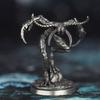White Copper Ant Soldier Miniature - Figurine for Tabletop Game, Wargaming Piece, Car Interior Decor Desk Ornament Gift for Men