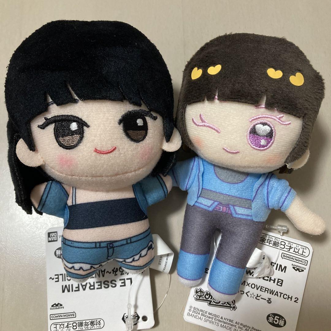 

[USED] LE SSERAFIM Chibi Plush Toy Dreamy Chaewon