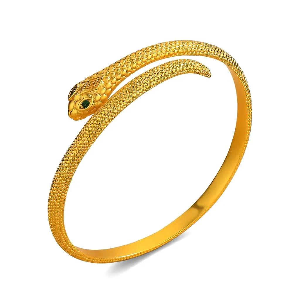 Spirit Snake Open Bracelet  Temperament High-level Birth Zodiac Snake Bracelet Bracelet