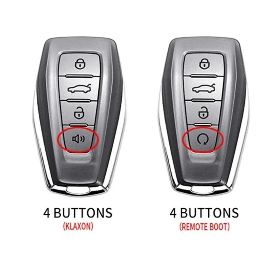 Interior Mouldings Car Key Cover Case for Geely Coolray X6 X7 EX7 Geometry C Emgrand Global Kulrey Hawk GX7 Okavango NL3 SUV GT