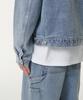 Musinsa Standard Relaxed Stand Collar Denim Trucker Jacket [Light Indigo]