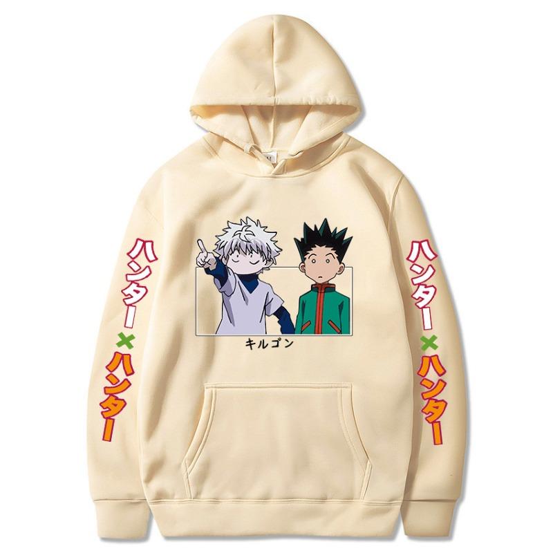 Japanese Animation Hunter X Hunter Killua Sweatshirt Men Womnen Autumn Winter Fashion Design Pullover Men's Fleece Hoodies