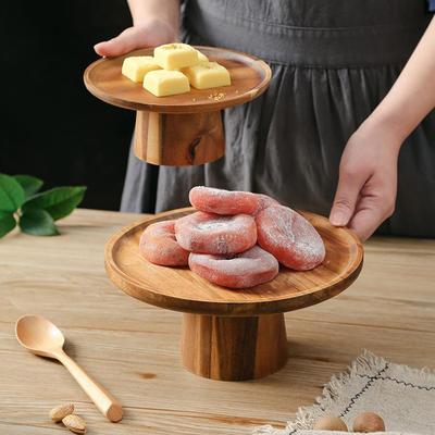 Ahşap Fotoğraf Aksesuarları Masaüstü Masa Üstü Çok Amaçlı Pasta Atıştırmalıklar Yüksek Ayaklı Meyve Tatlıları